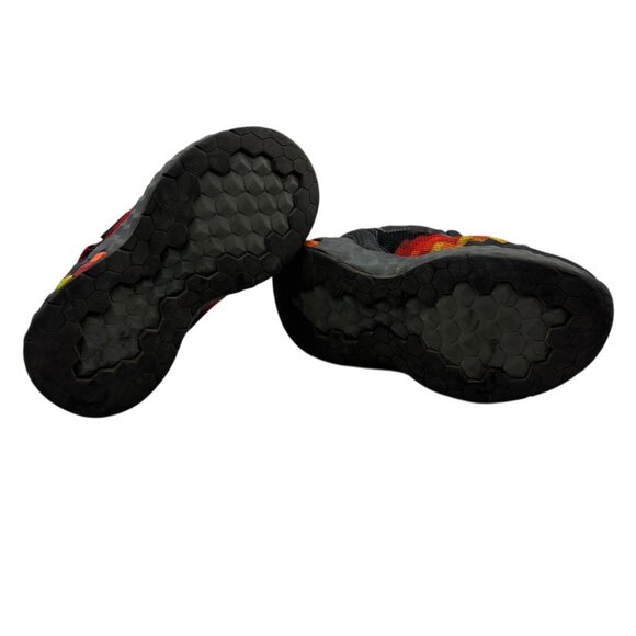 Skechers Kids Mega-Craft Shoes Size 12 BK/RD Pixel Design Hook Loop Strap - Picture 5 of 5